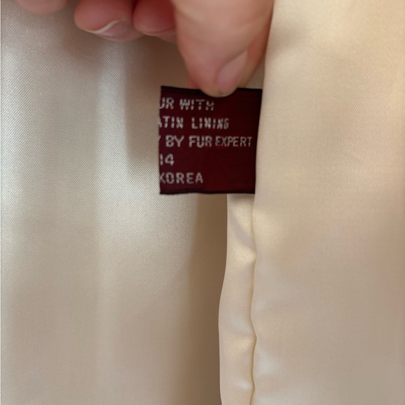 Vintage White Rabbit Fur Jacket - Picture 6 of 9